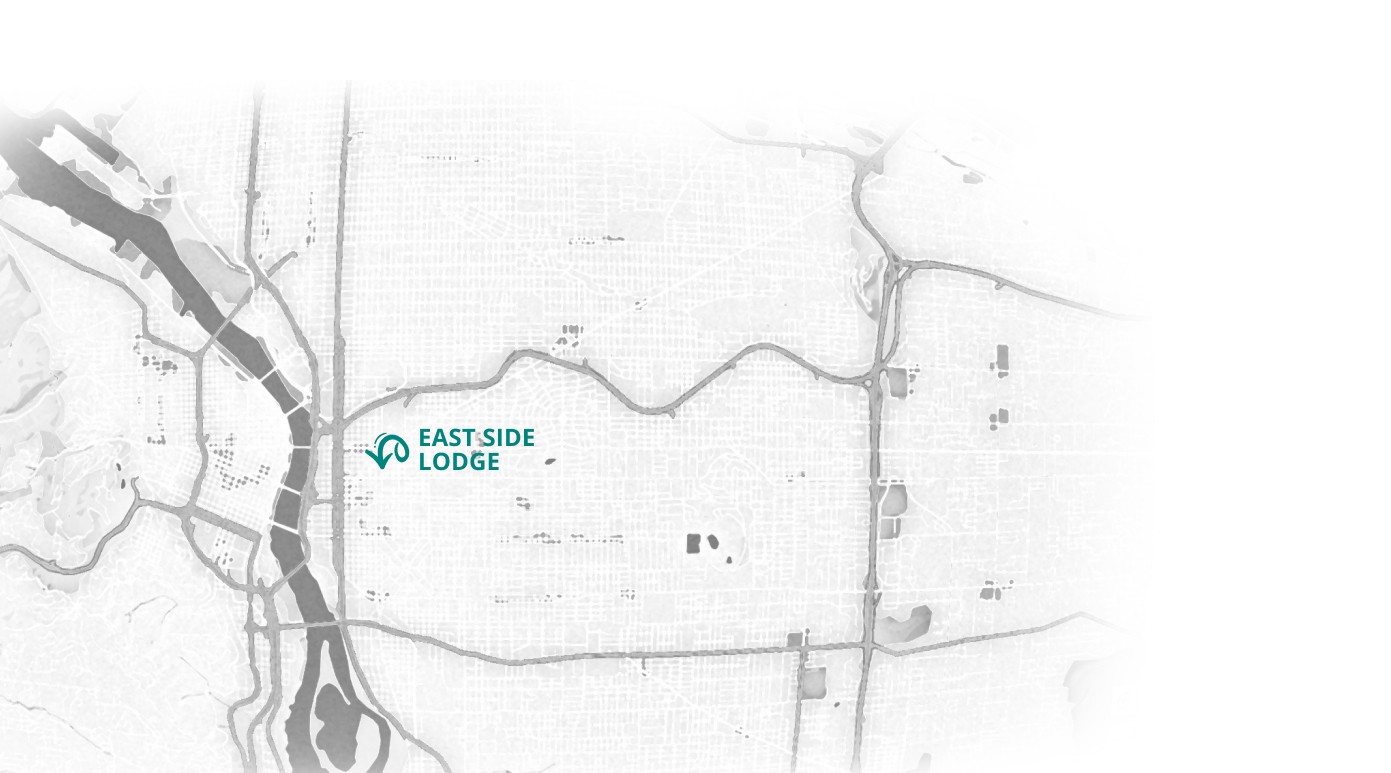 Eastside Lodge Portland Location Map